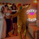 Halloween Neon Sign Pumpkin Neon Sign Dimmable Halloween Led Sign Halloween Neon Light for Wall Decor Pumpkin Neon Light Up Sign for Bedroom Game Room Man Cave Halloween Decor