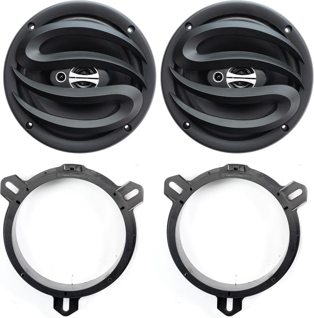 6.5 3-Way Car Audio Door Speakers (Pair) for Toyota Tacoma/Camry/Highlander