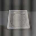 Okuna Outpost White Ceramic Dinner Plates Set of 4 Serving Dinnerware Dishes (8 Inches)