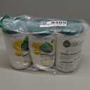 Seventh Generation Multi Surface Wipes, Pack of 3, for all purpose cleaning, lemon zest scent with 100% essential oils and botanical ingredients, 70 ct each