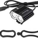 SecurityIng USB Powered Bicycle Light, LED Headlamp Waterproof 700 Lumens 4 Modes Cycling Front Lamp Bike Headlight for Mountain Road, Kids and City Bicycle - No Internal Battery
