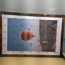 Picture Frames 24x36 Brown Poster Frames without Mat for Wall Vertical or Horizontal Decor
