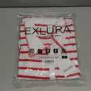 EXLURA Womens Fall Striped Cardigan Sweaters Long Sleeve Button Up Polo Collar Sweater Slim Knit Lightweight Trendy Tops 2025, Medium