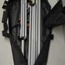 EMART Backdrop Stand 10x8.5ft(WxH) Photo Studio Adjustable Background Stand Support Kit with 2 Crossbars, 8 Backdrop Clamps, 2 Sandbags and Carrying Bag for Parties Events Decoration (Black)