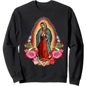 Our Lady of Guadalupe Saint Virgin Mary Sweatshirt, S