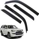 Rain Guards for 4Runner 2010-2022, Tape-on Side Window Deflectors for 4Runner, Window Visors for Toyota Cars, for Toyota Car Accessories, 4 pcs