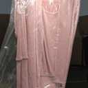 R&M Richards Womens 2PC Metallic Dress with Jacket 22W