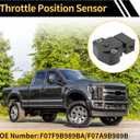 1 Pc Throttle Position Sensor for Ford for Ranger 1993-1994 for Ford Explorer 1993-1995 TPS Throttle Sensors No.F07F9B989BA/F37F9B989BA Plastic Black