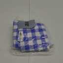 Heavy Duty Vinyl Tablecloth with Flannel Backing Waterproof Oil-Proof Plastic Table Cloth Stain-Resistant Wipeable Rectangle or Square Table Cover for Indoor and Outdoor (Blue Checkered, 60x84 Inch)