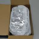 16 Pieces Clear Makeup Bags Bulk, TSA Approved Toiletry Bags Travel Pouch, Waterproof PVC Plastic Small Clear Cosmetic Bags with Zipper for Organizing (White Border)