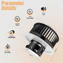Compatible with Nutone QT-110N-B, QT-80-N-B, QT-90N-B,QT-9093, QT-100L, QT110NQT80,Bathroom Fan Motor,110CFM,3.0Sones Bathroom Fan Motor & Blower Wheel,Replace for Motor Number S0695B000, S0696B000