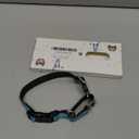 Hikiko Martingale Dog Collars Reflective Nylon Dog Collar with Quick Release Buckle Adjustable Training No Slip Dog Collar (Medium, Light Blue)