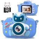 Kids Camera for 3-8 Years Old Toddlers Childrens Boys Girls Selfie Camera 20 MP HD 1080P IPS Screen Dual Digital Toy Camera for Kids Christmas Birthday Gifts with 32Gb Card