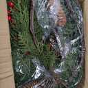 MIZII Christmas Garlands 10FT Artificial Pine Garland with Pinecone Berries Greenery Garland Christmas Decorations for Xmas Fireplace Mantle Home Decor Indoor Outdoor (Garland-10FT)