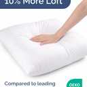 Throw Pillow Inserts 18x18 Set of 2 - Fluffy Down Alternative Fill - 10% More Fill Than Standard Loft - Plump Bounce-Back Support for Indoor & Outdoor Use - Hypoallergenic & Machine Washable - White