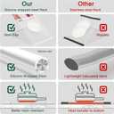 Roll Up Dish Drying Rack Over The Sink Kitchen Roll Up Sink Drying Rack Multipurpose Foldable Sink Drying Mat, Heat-Resistant, Anti-Slip & Anti-Rust Dish Rack for Kitchen, 20.5" x 13", White