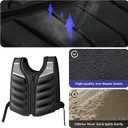 Weighted Vest Men Women,10lb/15lb/20lb Weight Vest for Women Workout,Body Weight Vests with Reflective Stripe for Workout,Strength Training,Running,Walking,Weightlifting (Black)