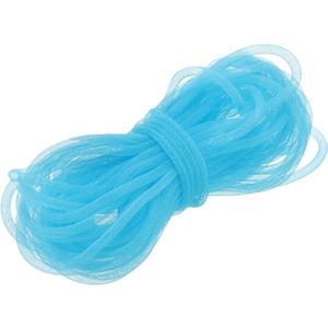 MECCANIXITY 30 Yards Mesh Tube 3/8 Inch Decor Tubing Flex for Wreath, Gift, Decorations Birthday, and Wedding Party,DIY Craft - Light Blue