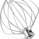 Whisk Attachment for Kitchen Aid 6 Qt Bowl-Lift Stand Mixer, Stainless Steel 6-Wire, Replace KN256WW, for Professional 6 & 600, KD26, KP26, KL26, KT26, KV25 by TOMOON