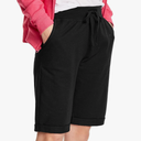 Hanes Women's Shorts, French Terry Bermuda Pocket Shorts, Jersey Knit Fleece Shorts, Women's Bermuda Shorts, 11", S