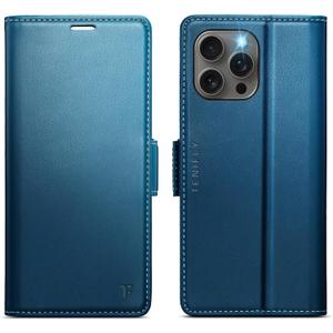 for iPhone 13 Pro Case Wallet with RFID Blocking Card Holder, PU Leather Kickstand Protective Flip Phone Cover Fit for iPhone 13 Pro 6.1", Blue