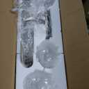 Kichler Harmony 24.5" Vanity Light in Brushed Nickel, 3-Light Traditional Bathroom Vanity with Clear Glass, (24.5" W x 8.25" H), 45894NI