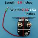 Starter Solenoid Relay for Polaris 3083211 3085521 3087196 4010930 4011335 Magnum Scrambler Sportsman Trail Blazer Xplorer ATP 250 300 325 330 335 350 400 400L 425 450 500 Z405