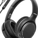 Wired Headphones with 3 EQ Music Modes & Mic, Over Ear Headphones with 1.2m Cord, Deep Bass and Hi-Fi Stereo Sound USB C Headphones/Lightweight Headset/Foldable for PC, Phone, Laptop, Podcast, Office