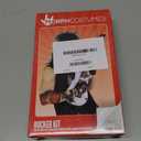 Morph 80s Accessories for Mens Rockstar Costume 80s Rocker Wig Tattoo Sleeve Gloves Headscarves Halloween Mens Rocker Costume