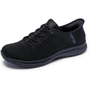Skechers Womens Virtue Valsea Hands Free SLP Ins (8.5, Black)
