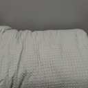 Bedsure Waffle Comforter Set King, Sage Green Soft Bedding, Waffle Weave Bed Set, 3 Pieces, 1 Comforter (104"x90") and 2 Pillow Shams, Cotton Shell and Polyester Lining for All Seasons