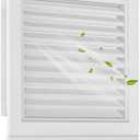 Zepoty 14" X 14" Paintable Gable Vent with Screen, Shed Vent for Improved Airflow & Heat Dissipation, Prevents Condensation, Ideal for Wall, Attic, and Shipping Container [Vent Opening: 12" x 12"]