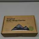 KeaBabies Baby Wrap Carrier - All in 1 Original Baby Carrier Newborn to Toddler Sling, Easy to Wear, Hands Free Bonding, Lightweight, Breathable Infant Wraps (Trendy Black) (One Size (Pack of 1))