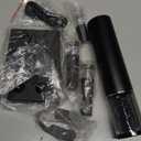 Electric Opener Set With Base, Accessories Including Rechargeable Corkscrew, Aerator, Stoppers and Foil Cutter - Perfect Gifts for Wine Lovers (Black)