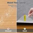 Placoot Desk Chair Mat for Hardwood Floor Corduroy Surface 1/6" Thick 55"x35" Office Chair Mat for Rolling Chairs-100% Large Anti-Slip Backing Under Desk Low-Pile Office Rug Floor Mat for Office/Home