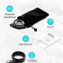 Kinivo BTH220 Bluetooth Headphones (Black, On-Ear, Wireless Music, Hands-Free Calling, Built-in Mic, Foldable, Memory Form Earpads, Travel Bag)