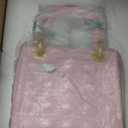 Flower Vases Home Decor Living Room Plastic Decorative Modern Square Unique Entryway Coffee Table (Pink,11 * 7.8in)