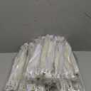 50 PCS Wedding Wands with Ribbons & Bells, Romantic Sparkle with Three Light Modes, Light up Wands for Wedding Send off, New Year, Birthday Party, Parties, and Celebrations