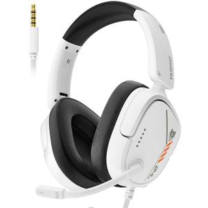 NUBWO HG04L Gaming Headset for PS5/PS4, Xbox Series X|S/Xbox One, Switch  250g Lightweight, Clear Unidirectional Mic, Soft Memory Earmuffs, 3.5mm Jack for Gaming & Work