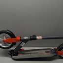 Mongoose Trace Kick Scooter for Youth Adult Boys and Girls, Quick-Release, Lightweight & Easy Folding Scooter, Bike Style Grips, Supports 176 lb Up to 220 lbs (Grey/Red)