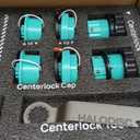 HALODISC 2 Wheel Covers Designed for Tesla Model 3 (19 Warp Wheels & Nova Wheels & Sport Wheels) Model Y (19" Crossflow Wheels & Gemini Wheels) & Model S (19" Tempest Wheels), RTP-Black