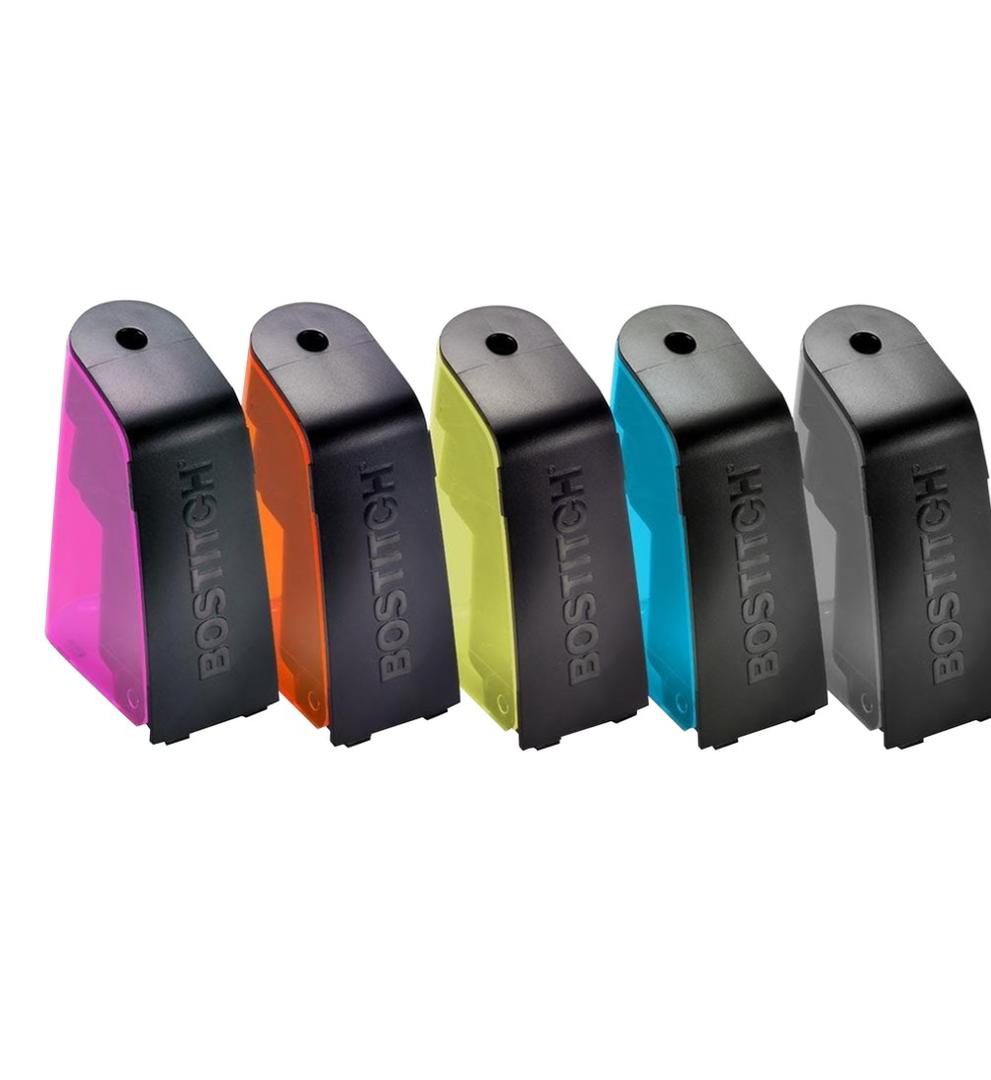 Bostitch Battery Home Office School Desktop Classroom Dorm Pencil Sharpener, Black