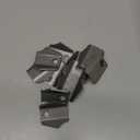 Shimeyao 12 Pcs Weld Tabs Trick Tabs 1-3/4" Weld on Gussets Multi Use 1/8" Thick Steel with 3/8" Hole for Automobile Maintenance, Metal Processing and Various DIY Projects