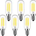 SHUWDKAR E14 Bulb 40W Equivalent 400ML 6000K Daylight White, 4W LED E14 Light Bulb European Base Non-Dimmable, 6 Pack
