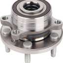MACEL 512460 Front/Rear Wheel Hub and Bearing Assembly Compatible with 2011-2019 Ford Explorer, 2013-2018 Ford Police Interceptor Utility 5 Lugs Non ABS