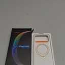 TORRAS Q3 Silicone 360 Spin for iPhone 17 Pro Case with Stand, Fit for MagSafe, Magnetic Ring Kickstand with Camera Control, Liquid Silicone Rubber Soft Phone Case for iPhone 17 Pro 6.3'', Light Ivory