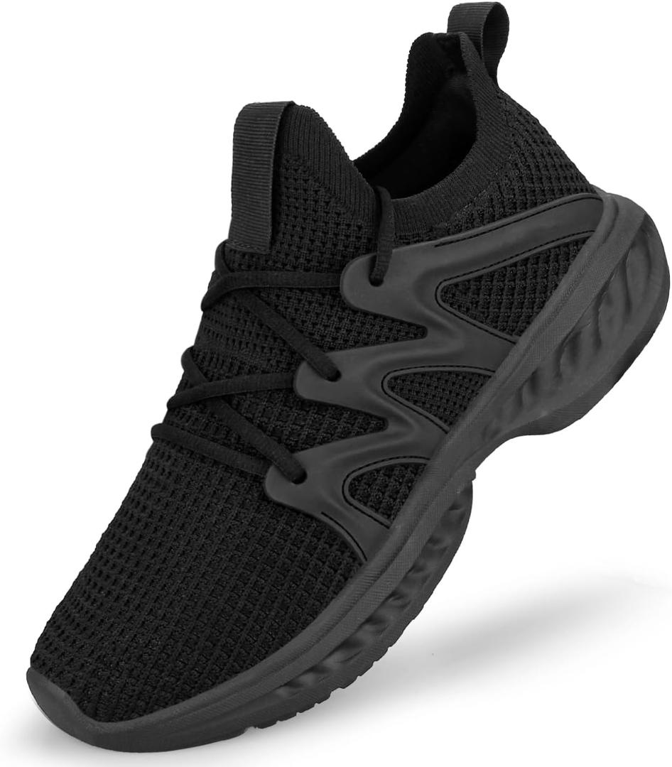 Pujcs Women Shoes Lightweight Tennis Shoes Non Slip Gym Workout Shoes Breathable Mesh Walking Womens Sneakers (9.5)