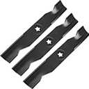 Replacement 173920 High Lift Mower Blades, Compatible with 48" Cut Craftsman Hu sqvarna Pou LAN GTH YTH 2148 2448 Lawn Mower, Replace for 180054 532180054 532173920 PP24005, 3 PACK