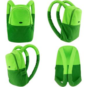 DAZCOS Green Medium Backpack Unisex Cosplay Costume Accessories Bag for Adult Everday Use Party (Green)