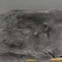 UGG Euphoria Faux Fur Throw Blanket, Oversized Soft Throw for Bed or Couch, Luxury Bedroom Decor, Plush Blankets, Machine Washable, 50-inch x 70-inch, Charcoal Grey